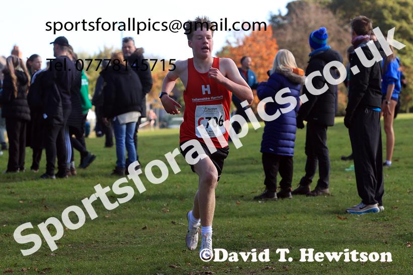 Mens Under-18s 2026 Northern Cross Country Relays, Graves Park, Sheffield. Photo: David T. Hewitson/Sports for All Pics